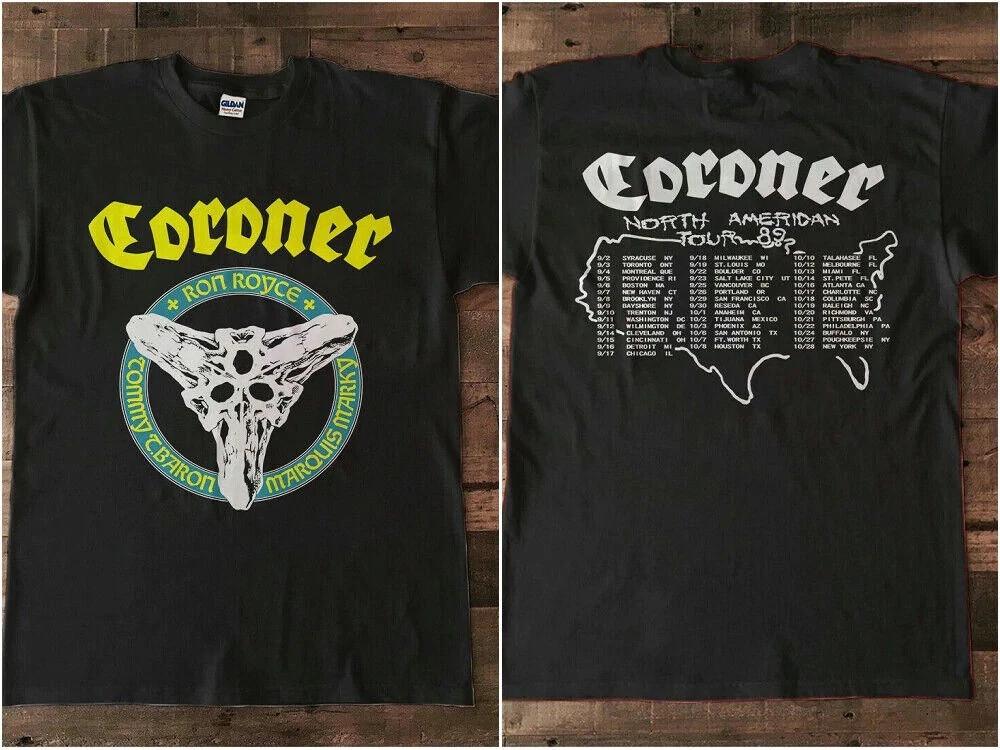 CORONER NORTH AMERICAN SHIRT UNISEX CASUAL PRINTED TSHIRT Unisex T-Shirt S