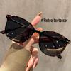 Retro Large Frame Women's Polarized Sunglasses - Tea-Colored, UV & Sun Protection, Perfect for Driving, Slimming Effect