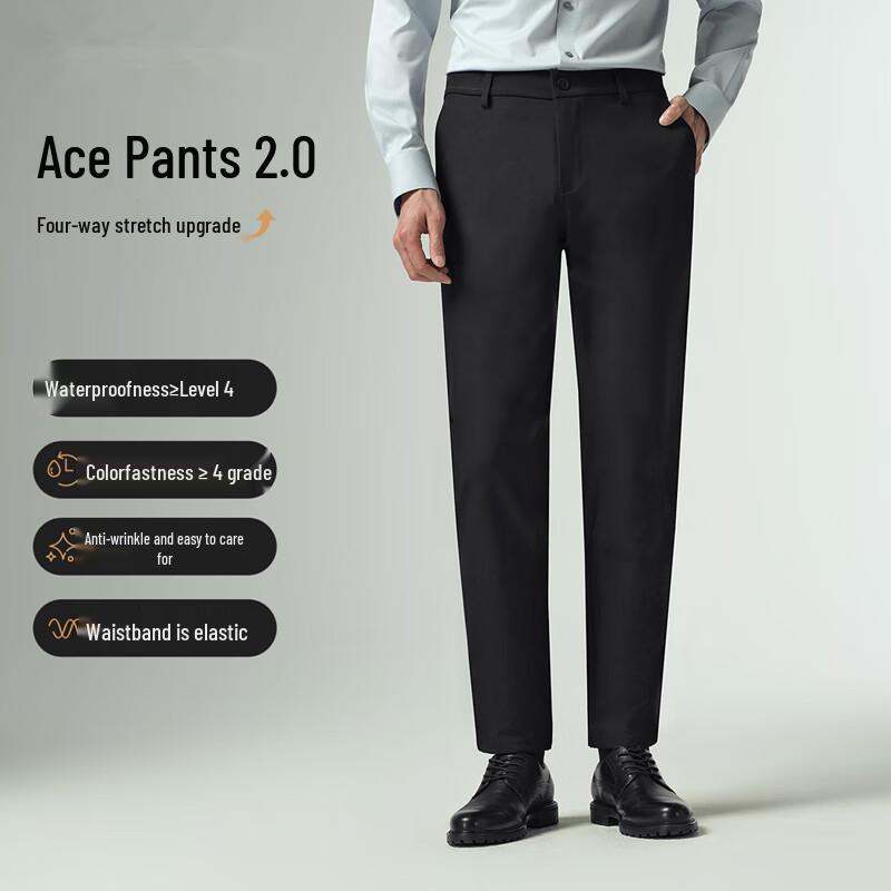 

Luomeng Men s Four-Way Stretch Five-Proof Business Casual Pants 3XL