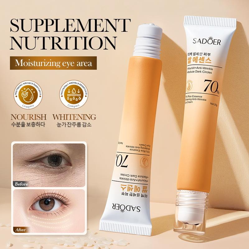 Rice Walking Pearl Eye Cream 20g Rice Essence Moisturizing Eye Eye Cream Skin Care Products
