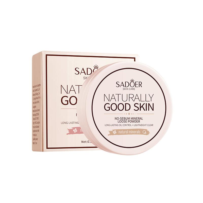 

Косметика SADOER Mineral Loose Powder Освежающая легкая фиксирующая консилер-пудра