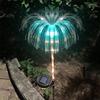 Solar Powered Colorful Jellyfish Lights 600mAh Jellyfish Fairy Light Fiber Optic Jellyfish Lamp Outdoor Courtyard Landscape Lamp