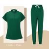 Women's V-Neck Scrub Suit - Cross-Border Nurse & Doctor Workwear Fashion