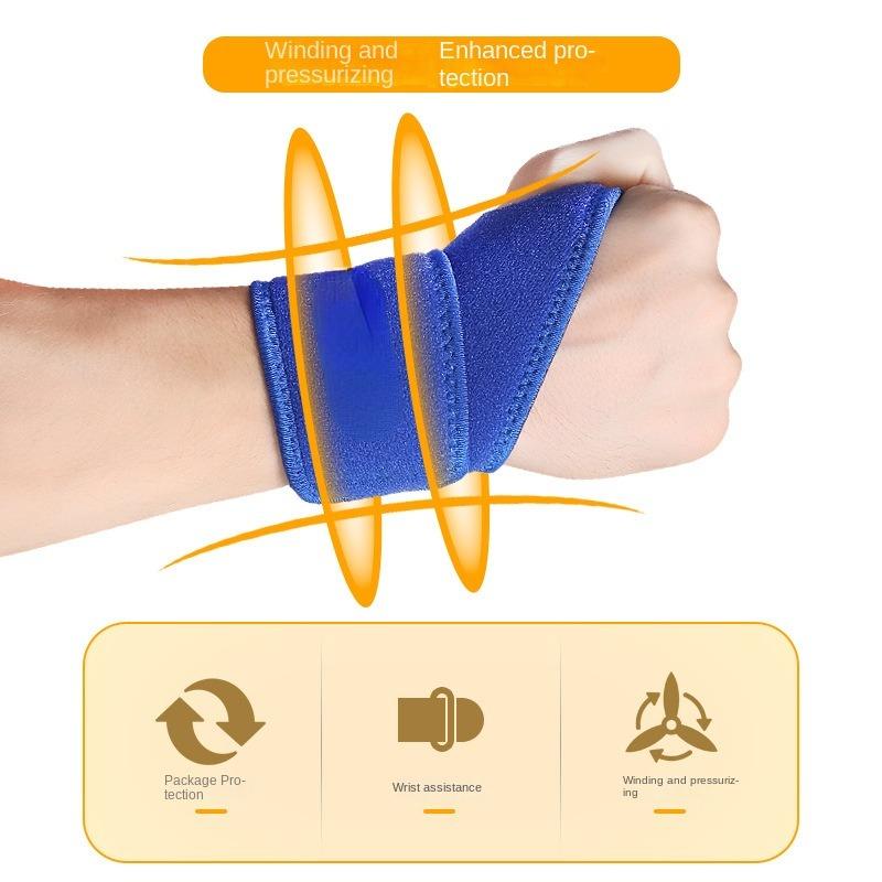1pc Faixa de suporte de pulso esportivo para levantamento de peso, jogar basquete, fitness, fita protetora de pulso, faixa de bandagem, tiras ajustáveis