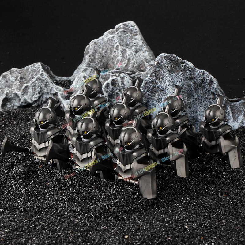 Movie Series Orc Uruk-hai Army Action Figures Mini Bricks Doll Assemble Building Blocks MOC DIY Toys for kid gift