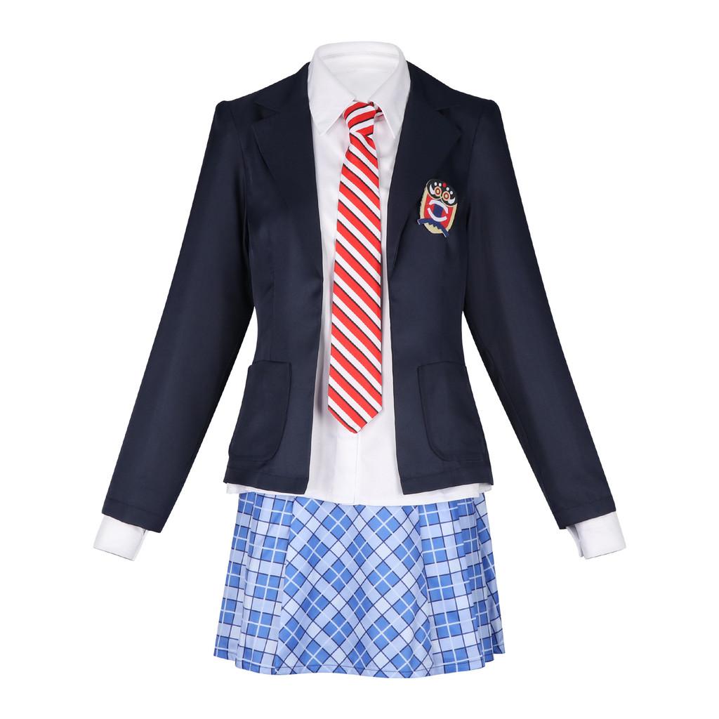 Bang Dream Cosplay Uniform With Wig For Style Cosplay Event Summer