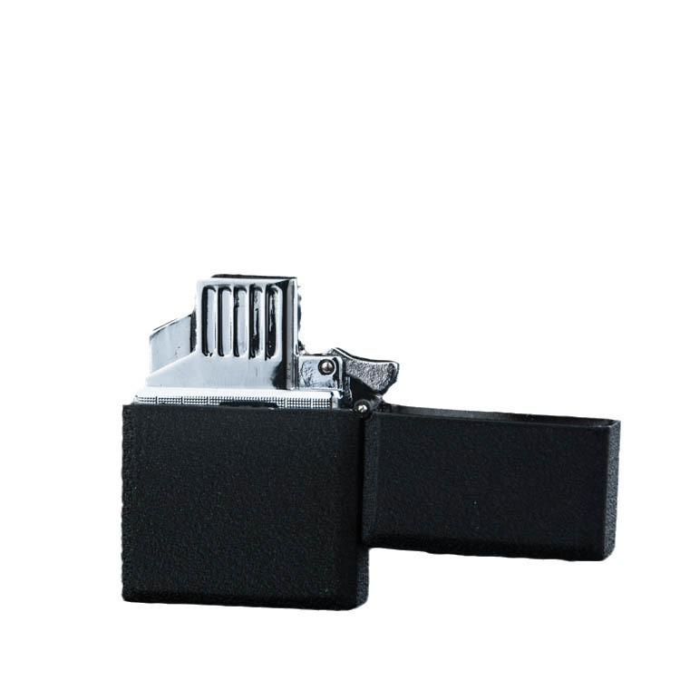 Men's Frosted Double Flame Creative Lighter - Inflatable Cigarette Accessories.