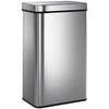 60 L Sensor Can, Sensor Bin with Soft-Close Lid, Fingerprint-Proof Stainless Steel, Silver Tone