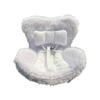Plush Car Seat With Soft Cushion For Figure Dolls Adjustable Safety Strap Air Vent Clip Decors Collectible Accessory