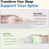 Memory Foam Large Leg & Knee Pillow for Side Sleeping - Between Legs Pillow for Sciatica, Back, HIPS, Knees, Joints Discomfort