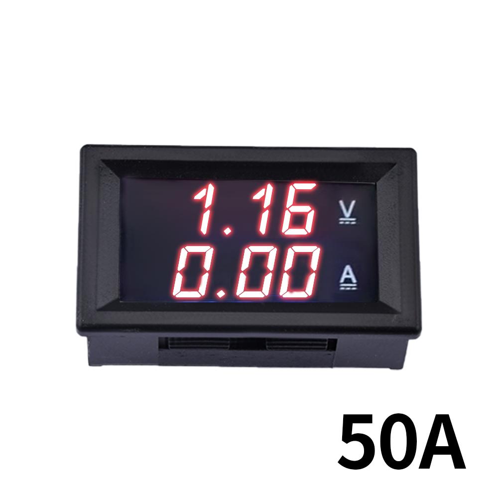 1.16'' 1-111V 11A 11A 111A LED Digital Voltmeter Ammeter Voltage Meter Volt Detector Tester Monitor Panel