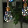 10/16 LED Solar-Lichterkettenbirnen mit Hanfseil Lichterkette Party-Dekoration