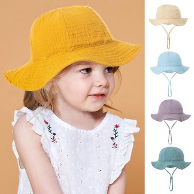 Cappello Panama Protezione UV Bambini Bambine Neonato Cappello a Secchiello per Bambini Cappello da Spiaggia Cappello Parasole