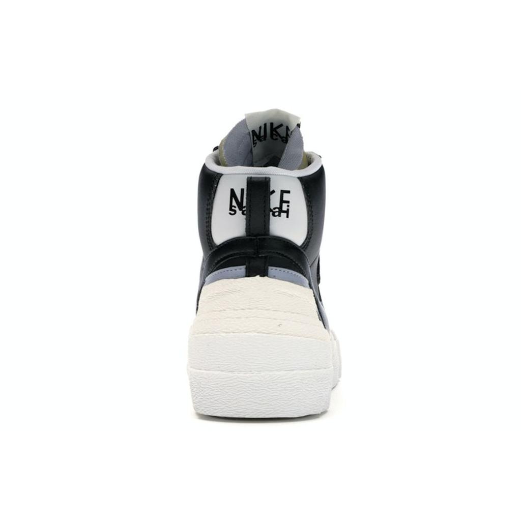 Sacai X Nike Blazer Mid Black Grey Unisex Sneakers Black-anthracite BV0072-002