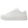 Pu Fashion Simple Thick Sole Lightweight Low Top Sneakers Men Sneakers White 12286520001