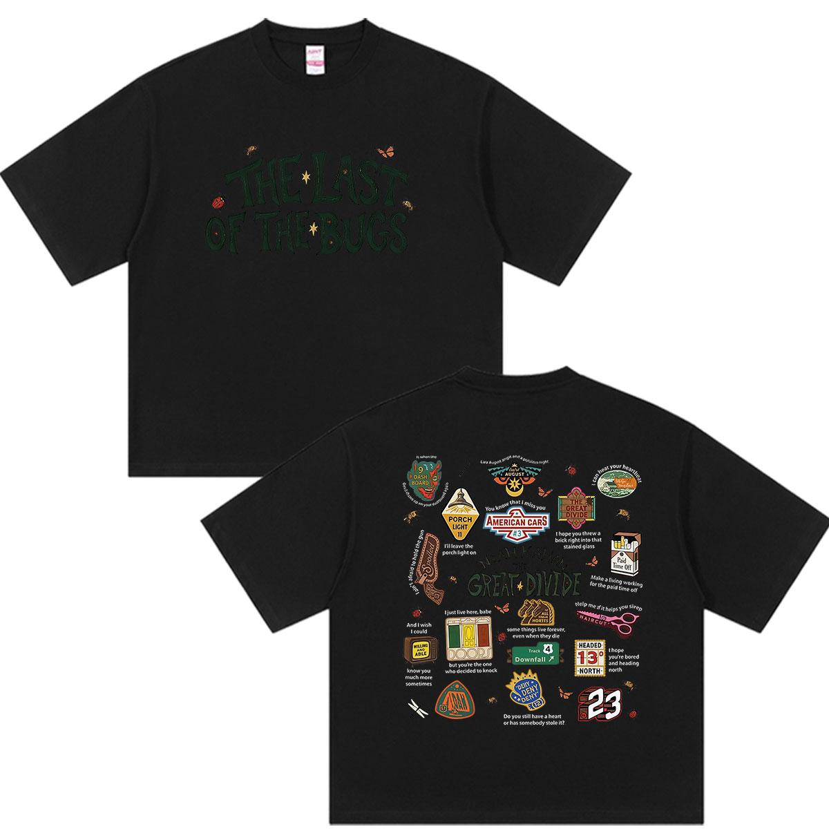 

Noah Kahan The Great Divide Tour 2026 Print T Shirts Last of The Bugs Harajuku Short Sleeve Tshirt Unisex Women Casual Cotton Tees 4XL