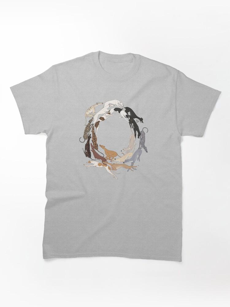 A Gathering of Cats The Greyt Hound Romp Classic Unisex T-Shirt