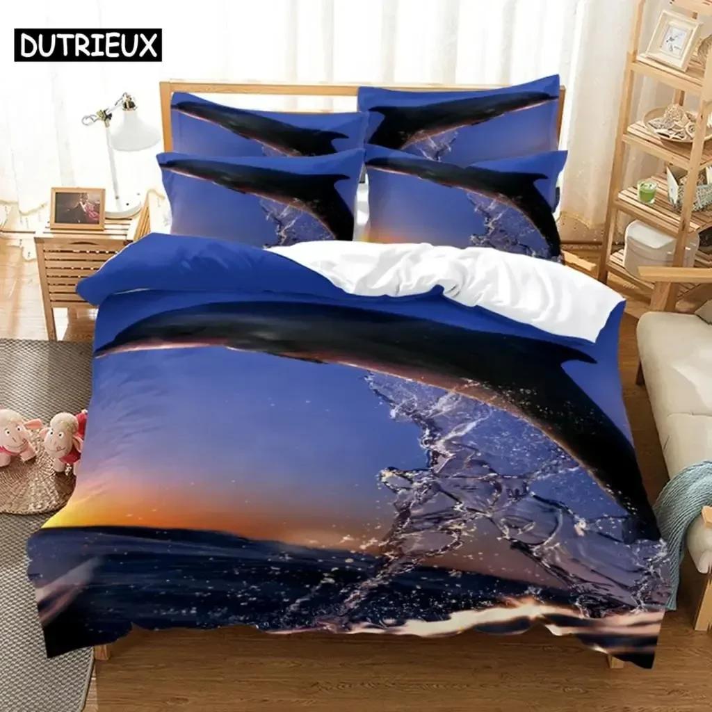 Comforter White Tiger Comfortable Duvet Bedding Set Children Bedroom Decoration Home Textile