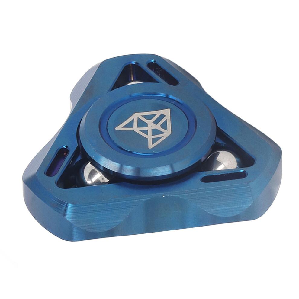 Mini Fidget Spinner For Anxiety Relief Smooth Surface Round Corner Removable Bearings Long Spin Time Durable Construction Pocket Size Metal Toy For