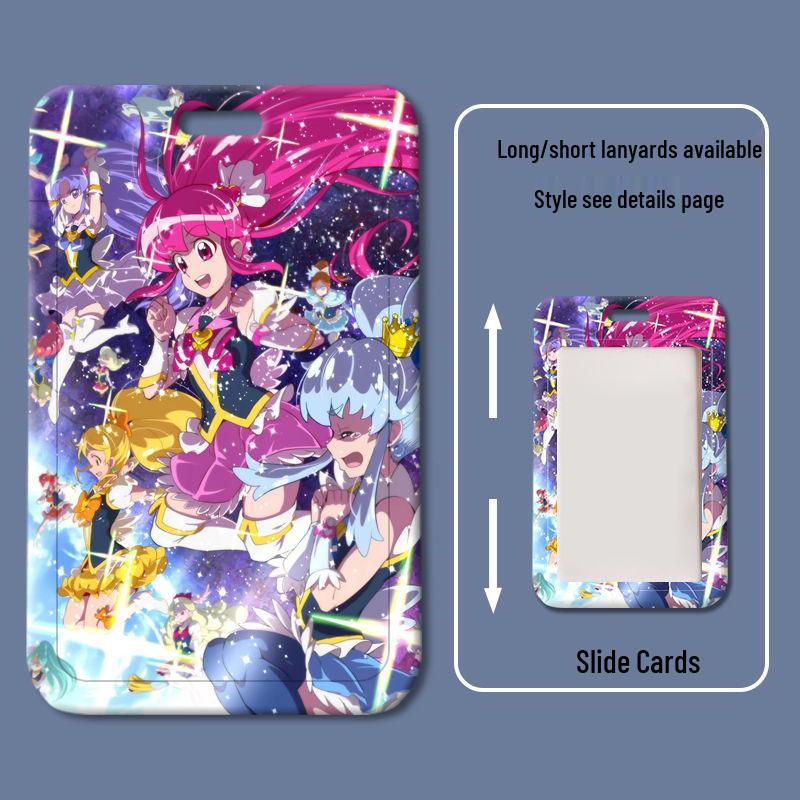 Pretty Cure Card Sleeves: Student Meal, School ID, Name & Access Card Holder