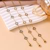 French Luxury Four-Leaf Clover Diamond Bracelet - Women's European & American Fashion, Stainless Steel Jewelry