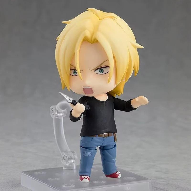 Banana Fish Nr. 1077 10cm Ash Lynx Gelenkig Bewegliche Gelenke Austauschbares Zubehör Ornament Anime Merchandise Sammlerfigur