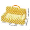 Pet Couch Bed Cat Decor Anti Slip Bottom Comfortable Portable Plush Sleeping