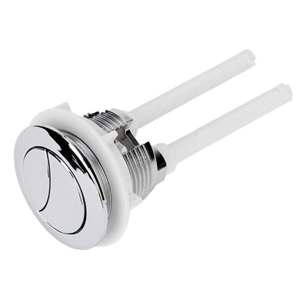 2pcs Adjustable Toilet Double Push Flushing Button Round Toilet Push Button Toilet Water Tank Button Toilet Accessories