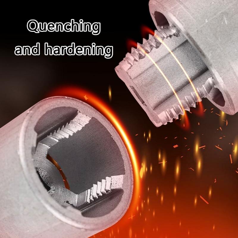 Electric Drill PVC Pipe Threader Kit PVC Thread Maker Tool for Electric Drill PVC Pipe Threader Internal Thread Opener