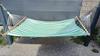 Large two-person garden hammock swing with spreader bars boho 150x200 with pillow