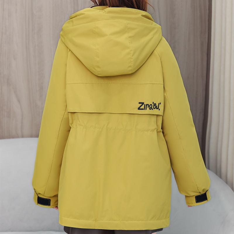 Módní dámské kabáty Zimní parky S kapucí Ležérní Volný Silný Teplý Dámská bunda