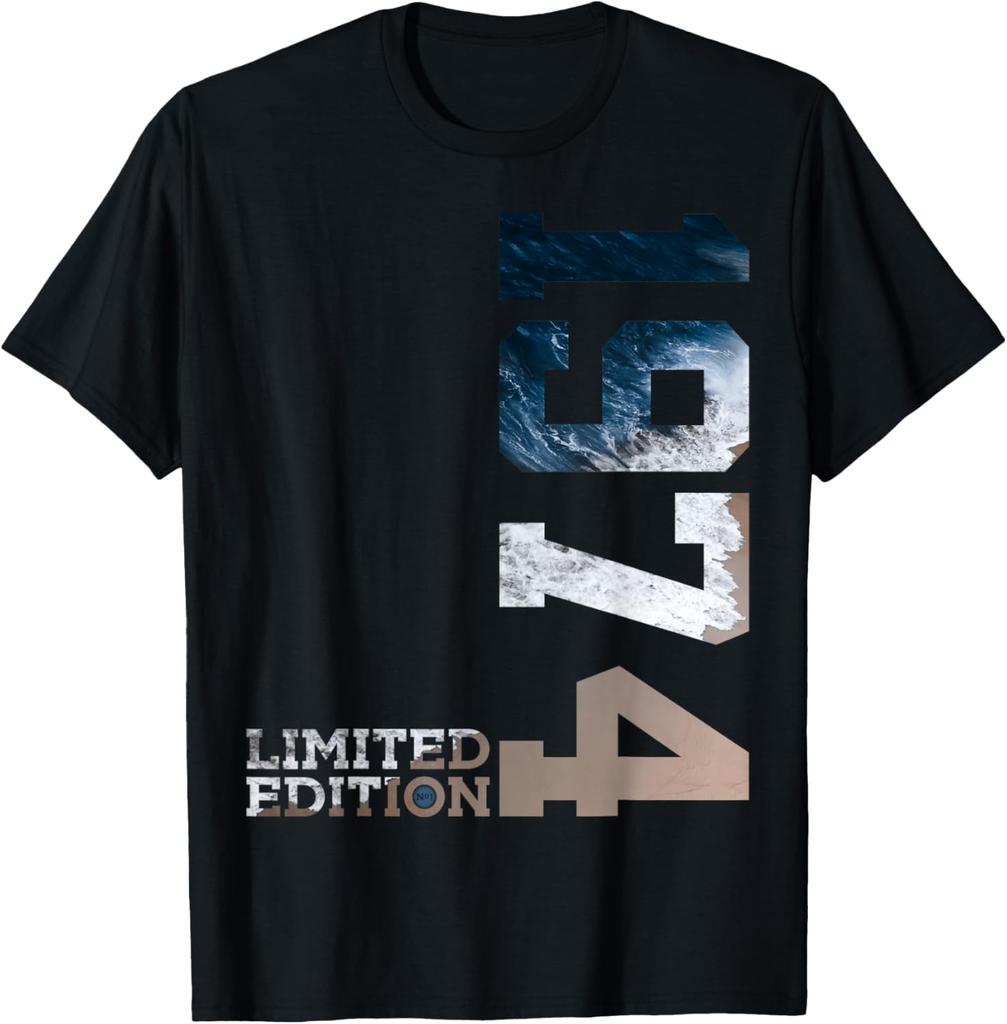 Limited Edition 1974 51th Birthday Born 1974 T-Shirt Print Original Design Gifts T Shirts Mens Clothing Camisas Streetwear