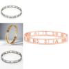 Minimalist Roman Numerals Bracelet For Women And Men Fashion Jewelry