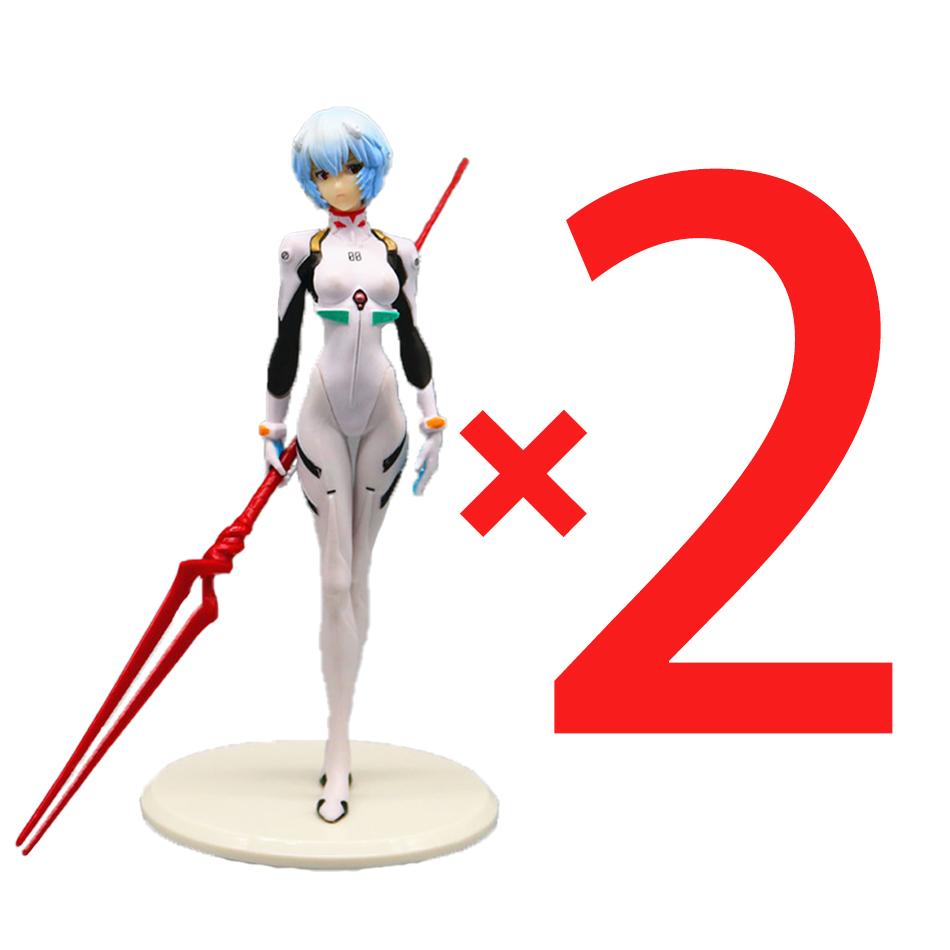 1-5pcs 22CM Anime NEON GENESIS EVANGELION EVA Ayanami Rei kawaii figure PVC model toys doll collect ornaments gifts