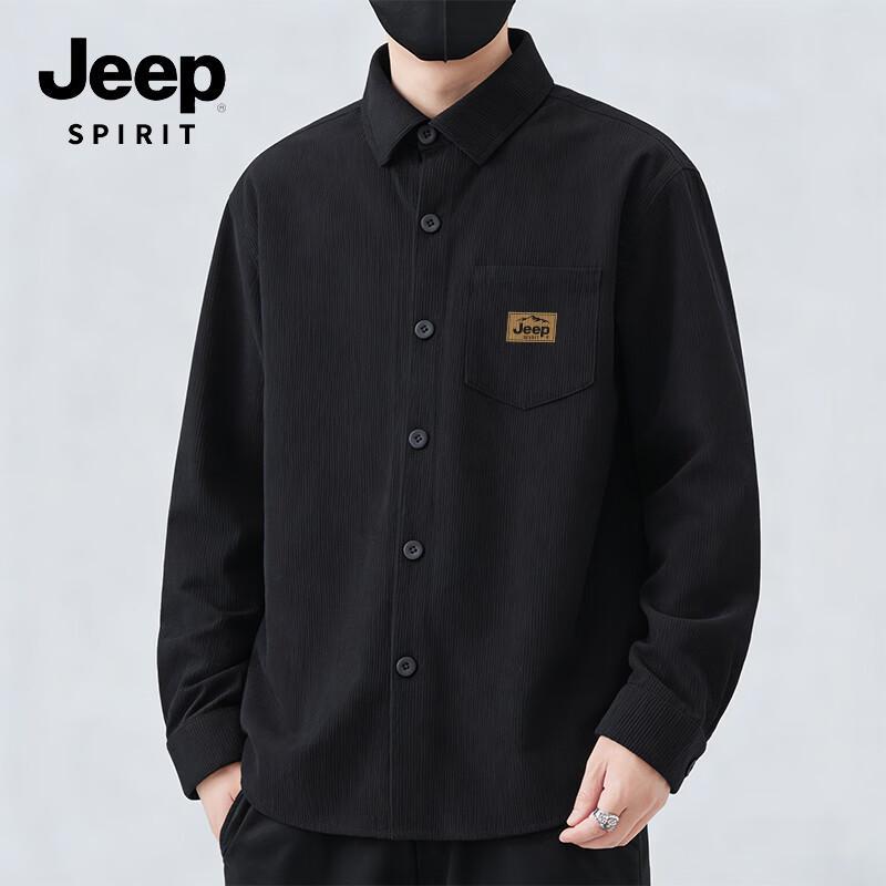 Мужская вельветовая рубашка-overshirt с длинным рукавом JEEP SPIRIT 3XL