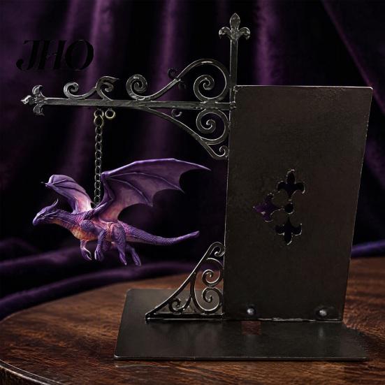Einzigartiges Urlaubs-Souvenir Magische Fliegende Drachen Bücherregal-Lampe, Warmes Hängendes Nachtlicht, Fantasy-Skulptur mit Ständer Lese-Ecke Dekoration, Geschenk