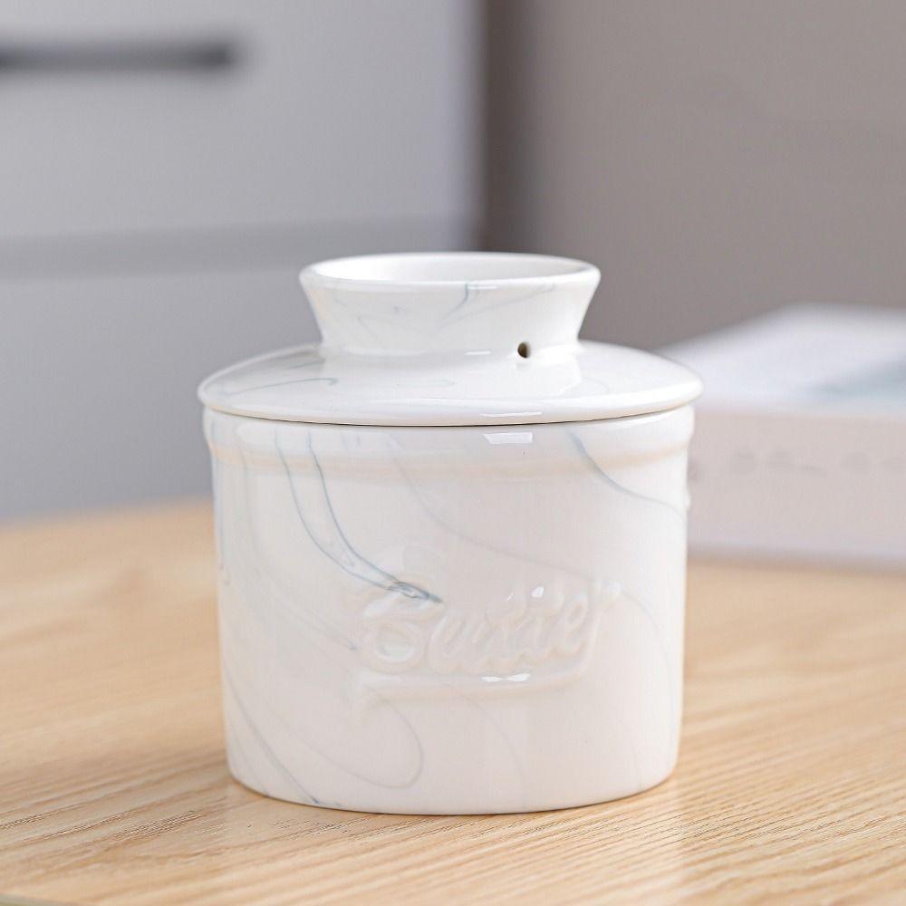 Keep Fresh Butter Bell Crock Sealed Ceramic Butter Crock Simple Butter Keeper  Restaurant