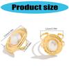 Elegant Oval Bracelet and Ring Set Exaggerated Jewelry Fashionable Women Accessories for Daily Wear Or Evening Parties