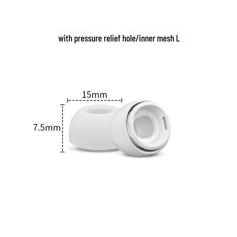 Набор силиконовых амбушюр для наушников Apple AirPods Pro 1/2 с шумоподавлением