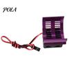 Metal Electric Motor Heat Sink 5V Cooling Fan for RC Parts 1/10 Car 540 550