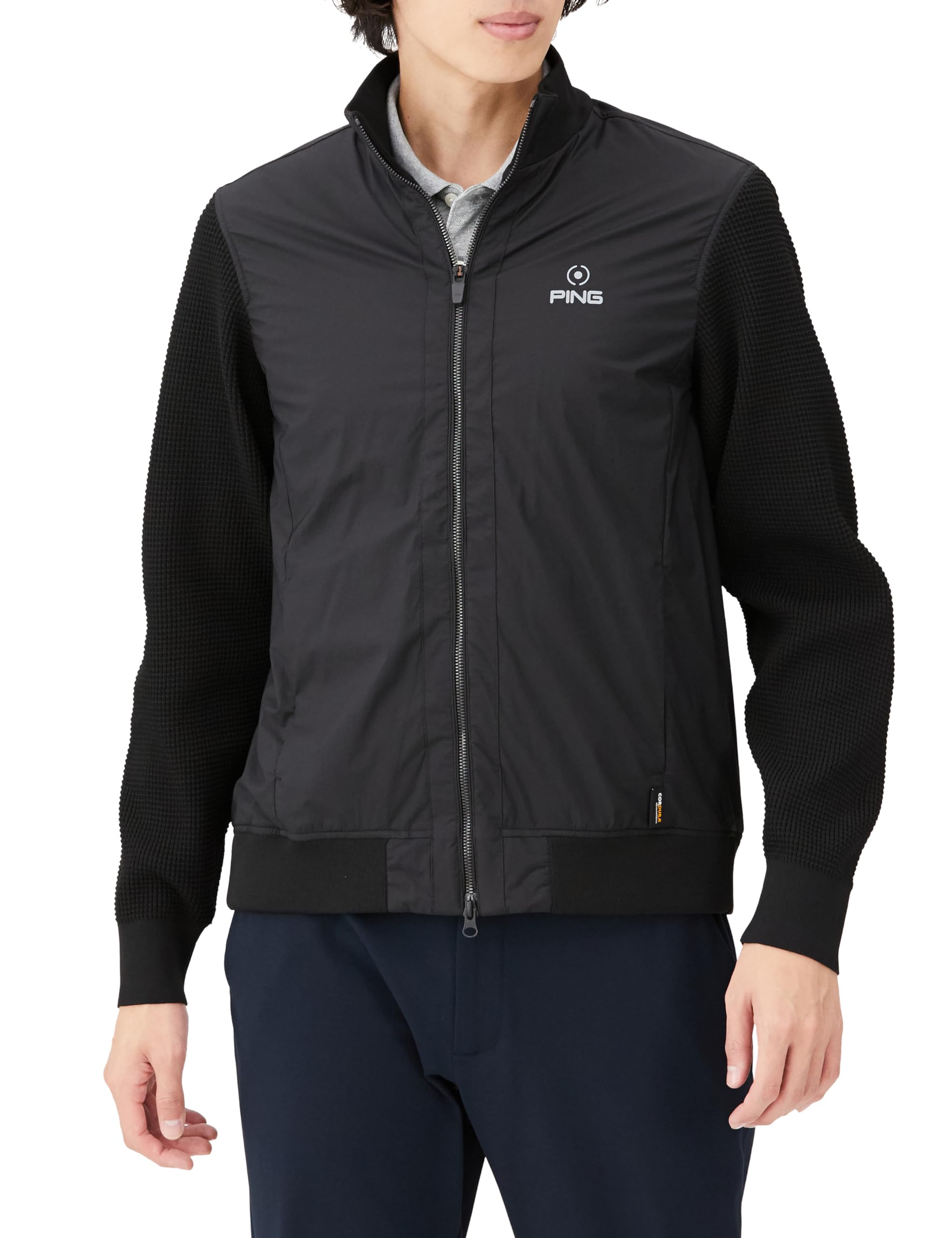 

[Одежда] Мужской блузон-стыковка (Растягивается, не просвечивает) Golf 621-3220903 010Черный L