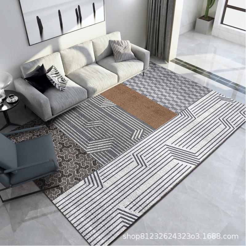 Luxurious Modern Nordic Large Area Carpet for Living Room or Bedroom