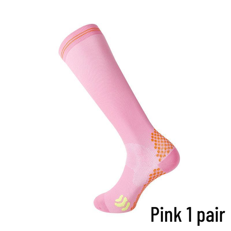 Women's Professional Fitness Compression Socks for Running and Jump Rope - Strong Pressure Calf Socks, Elastic for Autumn and Winter.