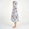 Very Soft Dressing Gown Blanket Robe Lazy Robe Grey Cats 100 Cm