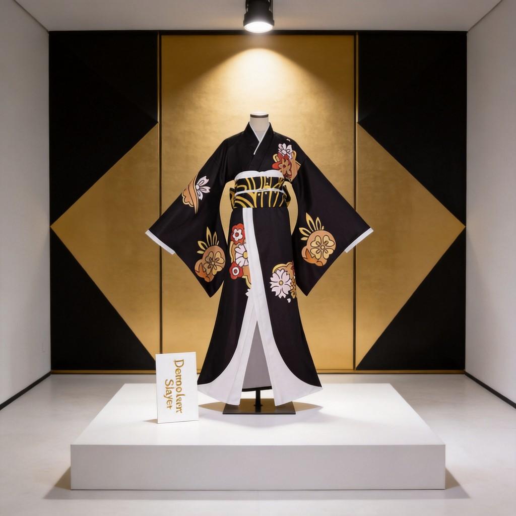 Costume Cosplay di Demon Slayer Kibutsuji Muzan Per Appassionati di Cosplay Anime