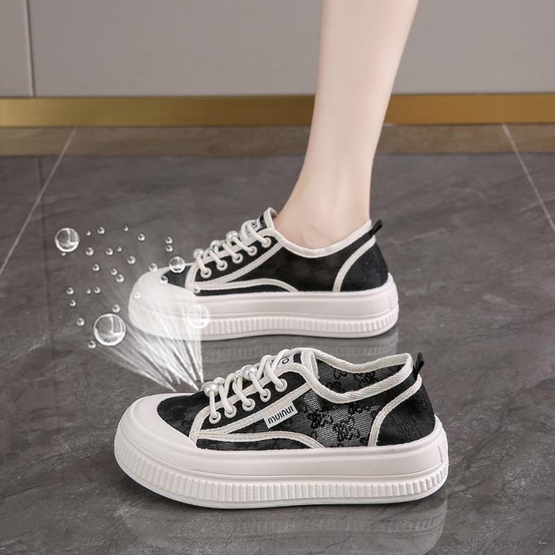 Canvas shoes spring and summer new sports board shoes soft sole not tired feet pregnant women shoe size