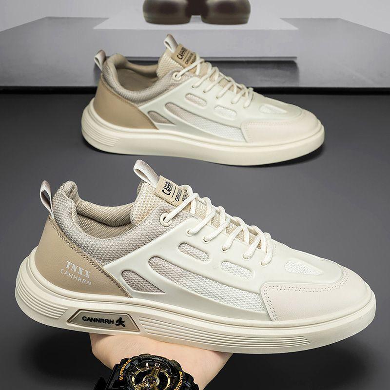 

Мужские дышащие кроссовки Trend Высококачественная мягкая подошва Вулканизированная обувь Мужские повседневные теннисные туфли на шнуровке Новые Zapatillas 41