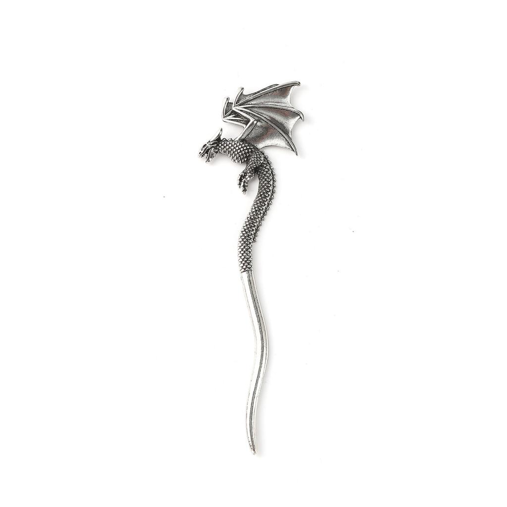 Retro Viking Dragon Hair Stick Female Creative Nordic Mythical Dragon Hair Needle Medieval Hair Accessories Hairpin