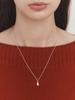 Engbrox Ruffle Pearl Drop Necklace