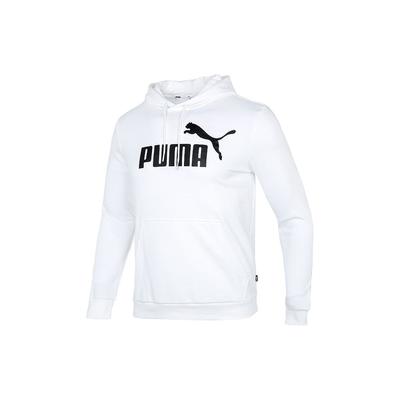 Puma Felpa con cappuccio casual a vestibilità larga da uomo Top Bianco 588709-02